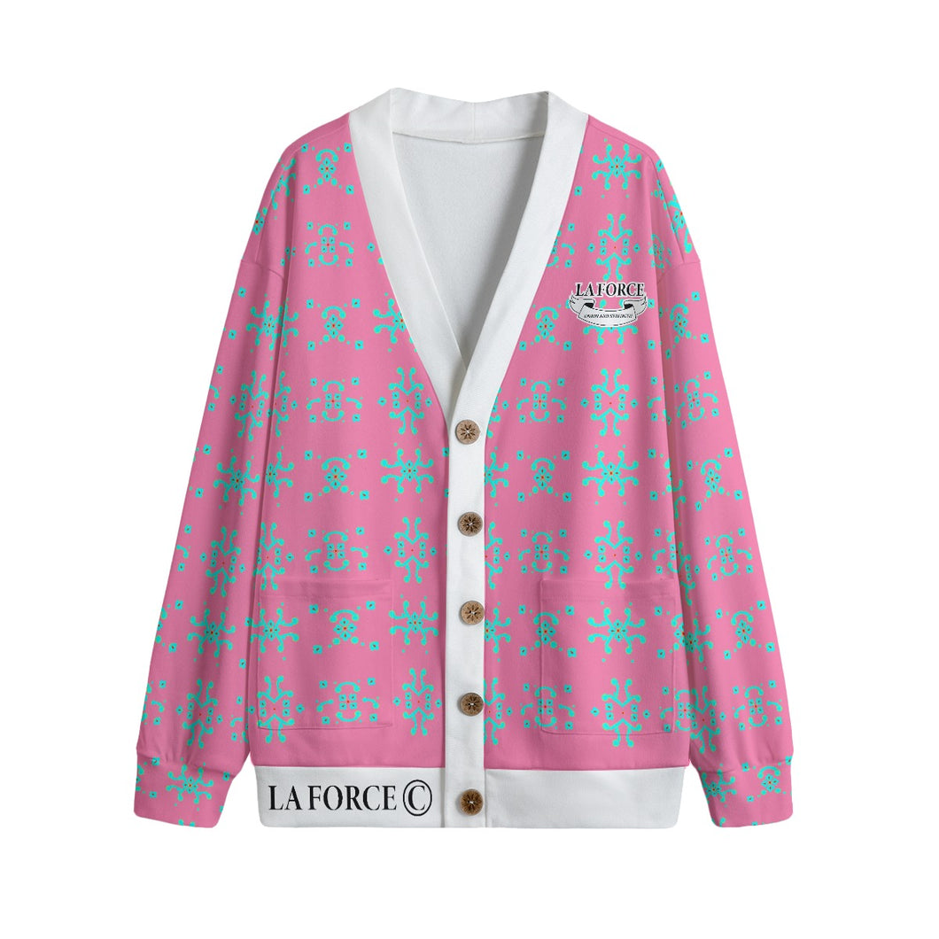 LA FORCE Knitted Fleece Cardy