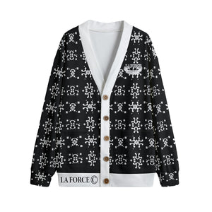LA FORCE Knitted Fleece Cardy