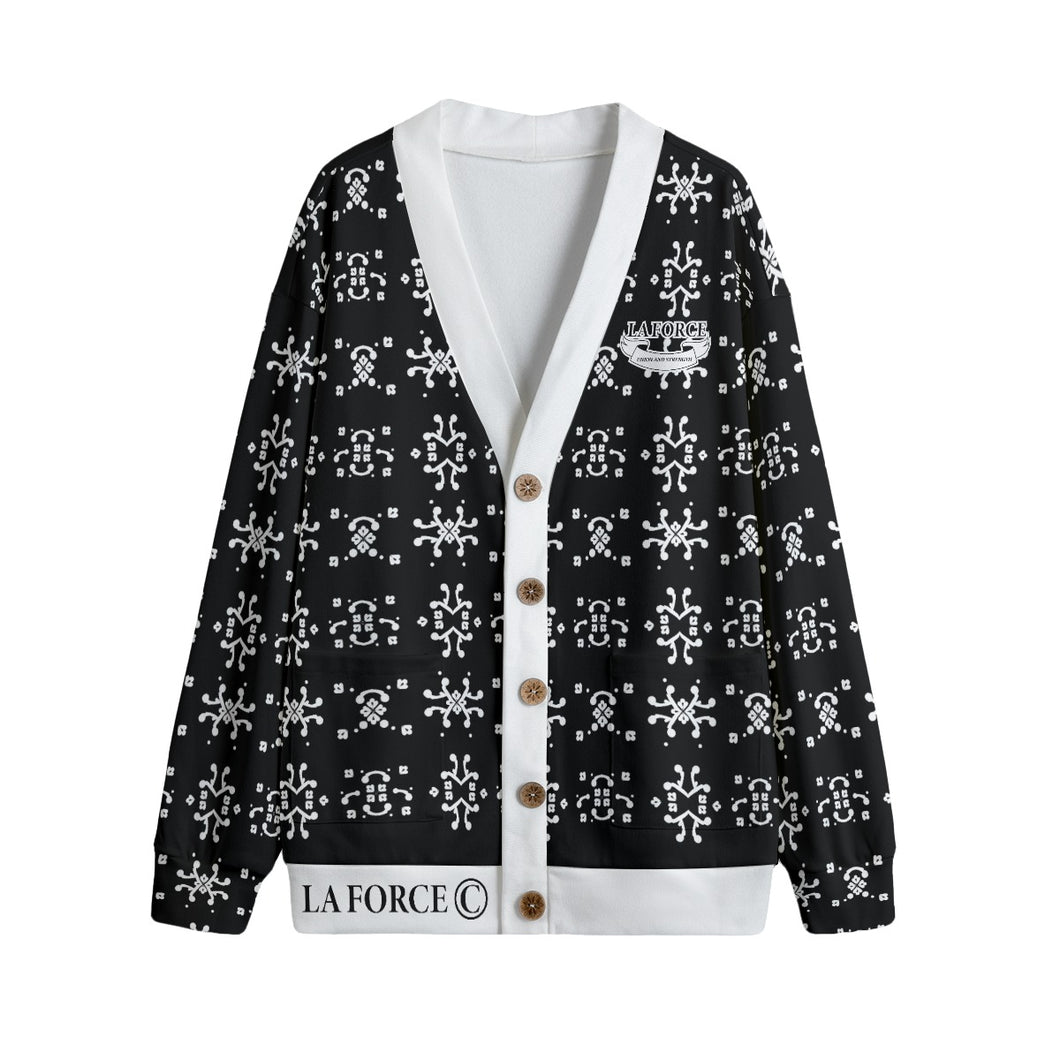 LA FORCE Knitted Fleece Cardy