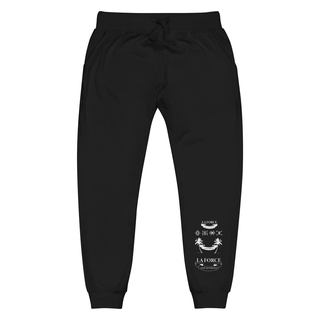 LA FORCE fleece sweatpants